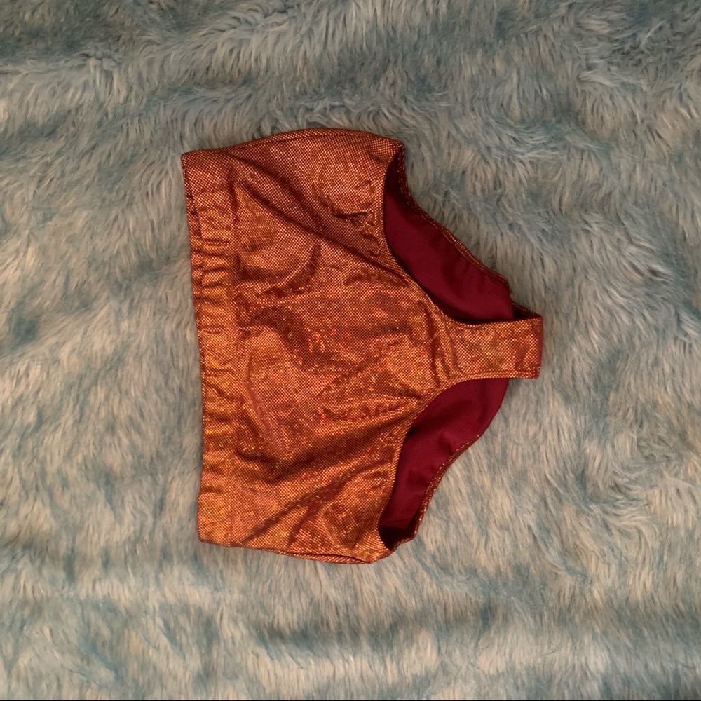 Club exx copper race booty shorts